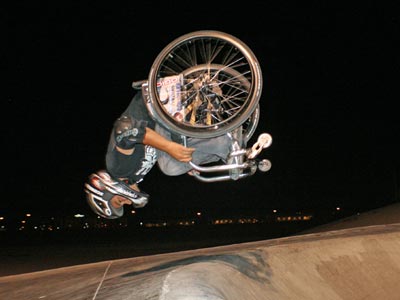 エクストリーム車いす  World's First Double Backflip on a Wheelchair