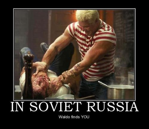 In Soviet Russia, WALDO FINDS YOU!